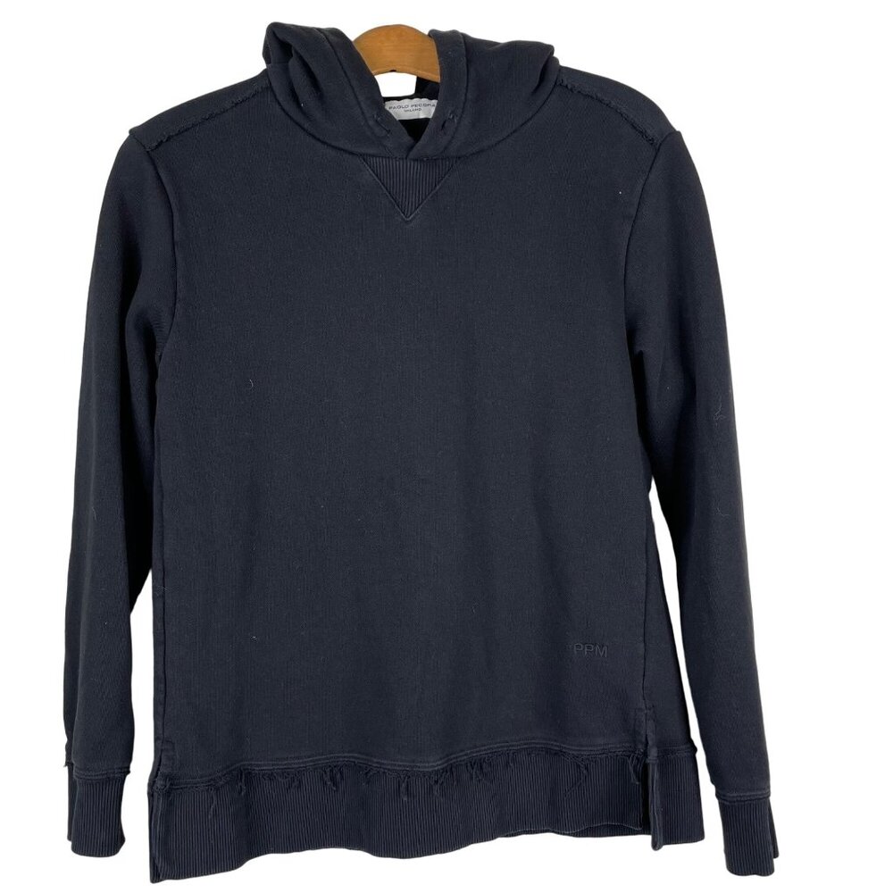 Paolo Pecora Milano Sweatshirt Hoodie Pullover Athleisure Cotton Blend Size Medi